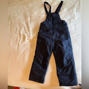Kids Navy Blue Ski Bibs